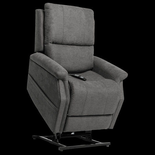Partially Lifted Gray Pride Mobility Vivalift Metro 2 PLR-925 Lift Chair