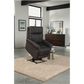 Partially Lifted Gun Metal Color Pride Mobility VivaLift Urbana 2 PLR-965 Lift Chair in a Cozy Room