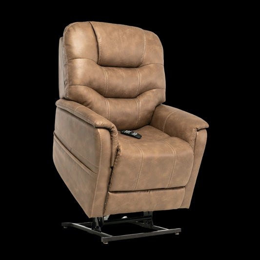 Partially Lifted Mushroom Pride Mobility Vivalift Elegance 2 PLR-975 Lift Chair