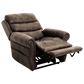 Partially Reclined Astro Grey Pride Mobility VivaLift Tranquil 2 PLR-935 Lift Chair with Extended Footrest