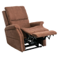 Partially Reclined Saville Brown Pride Mobility Vivalift Metro 2 PLR-925 Lift Chair Extended Footrest