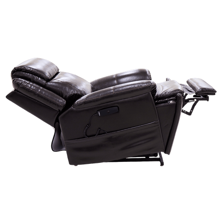 Chestnut Color Pride Sitting Pretty Lift Chair Evolution LC-435 - Reclined Position  - Side View