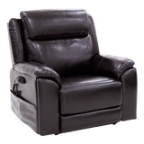 Chestnut Color Pride Sitting Pretty Lift Chair Evolution LC-435 - Seated Position - Angled View