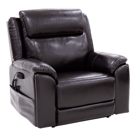 Chestnut Color Pride Sitting Pretty Lift Chair Evolution LC-435 - Seated Position - Angled View