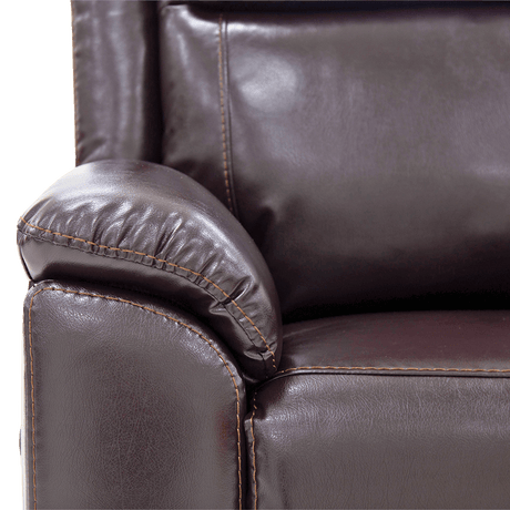 Chestnut Color Pride Sitting Pretty Lift Chair Evolution LC-435 - Close-up Armrest View