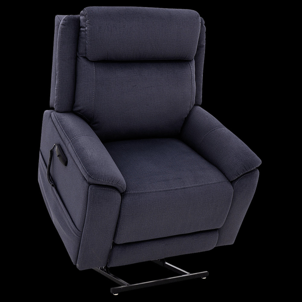 Blue Diamond Color Pride Sitting Pretty Lift Chair Evolution LC-435 - Lifted Position - Angled View