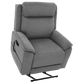 Gravel Color Pride Sitting Pretty Lift Chair Evolution LC-435 - Lifted Position - Angled View