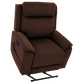 Mocha Color Pride Sitting Pretty Lift Chair Evolution LC-435 - Lifted Position - Angled View