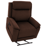 Mocha Color Pride Sitting Pretty Lift Chair Evolution LC-435 - Lifted Position - Angled View
