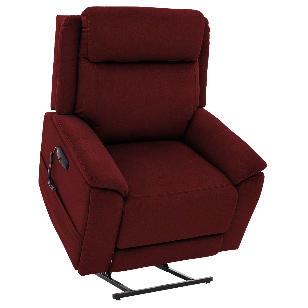 Syrah Color Pride Sitting Pretty Lift Chair Evolution LC-435 - Lifted Position - Angled View