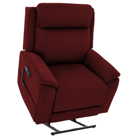Syrah Color Pride Sitting Pretty Lift Chair Evolution LC-435 - Lifted Position - Angled View