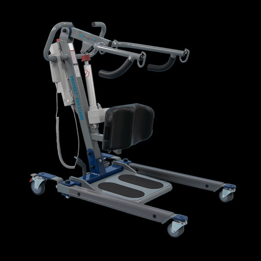 Proactive Medical Protekt 600 Electric Sit-to-Stand Lift (600 lb. Capacity) - Angled View