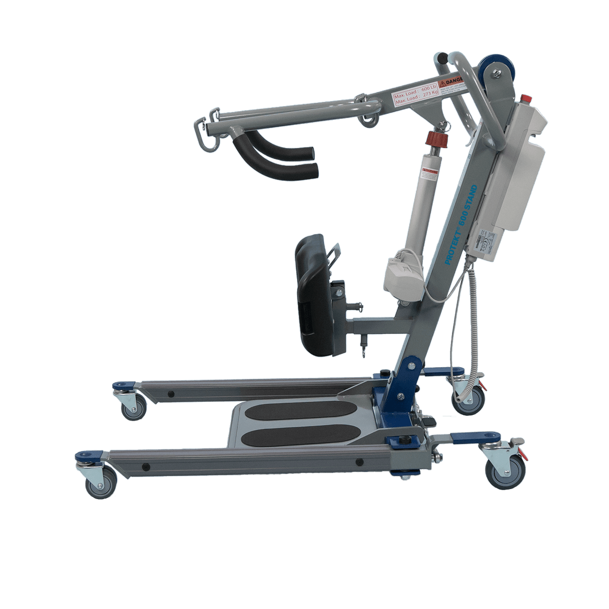 Proactive Medical Protekt 600 Electric Sit-to-Stand Lift (600 lb. Capacity) - Side View