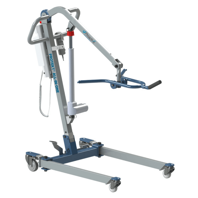 Proactive Medical Protekt All-In-One Folding Car Transfer Electric Patient Lift (350 lbs. Capacity) - Angled View