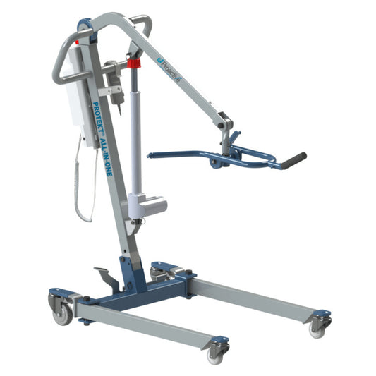 Proactive Medical Protekt All-In-One Folding Car Transfer Electric Patient Lift (350 lbs. Capacity) - Angled View