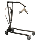 Proactive Medical Protekt Onyx Hydraulic/Manual Patient Lift (450 lbs. Capacity) Lifted - Angled View