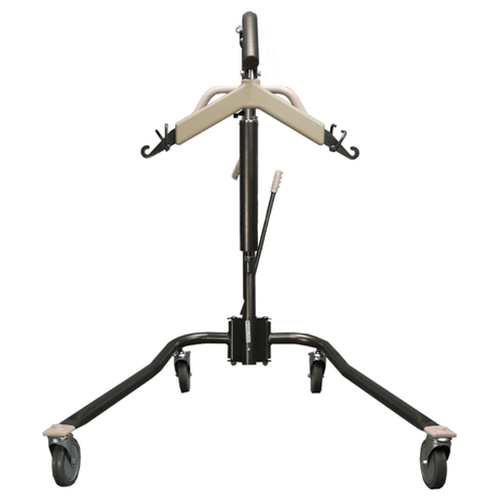 Proactive Medical Protekt Onyx Hydraulic/Manual Patient Lift (450 lbs. Capacity) Base Opened- Front View