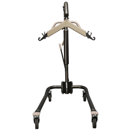 Proactive Medical Protekt Onyx Hydraulic/Manual Patient Lift (450 lbs. Capacity) Base Closed - Front View