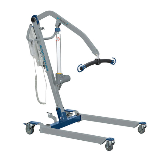 Proactive Medical Protekt Take-A-Long Folding Electric Patient Lift (400 lbs. Capacity) - Angled View