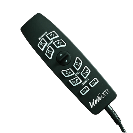 Remote Control for the Pride Mobility Vivalift Metro 2 PLR-925 Lift Chair