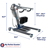 Protekt 600 Sit-to-Stand Electric Lift (600 lb. Capacity)