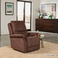 Saville Brown Pride Mobility Vivalift Metro 2 PLR-925 Lift Chair in a Modern Living Room