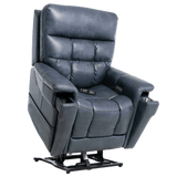 Partially Lifted Slate Color Pride Mobility VivaLift Ultra PLR-4955 Power Lift Chair