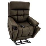 Partially Lifted Smoke Color Pride Mobility VivaLift Ultra PLR-4955 Power Lift Chair