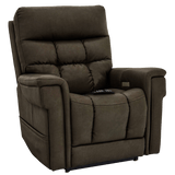 Smoke Color Pride Mobility VivaLift Ultra PLR-4955 Power Lift Chair Angled View