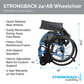 Strongback Mobility Strongback 24+AB Lightweight Ergonomic Wheelchair-My Perfect Scooter