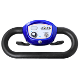 Top View of Control Panel on Drive Medical Zoome Auto-Flex Folding Travel Scooter