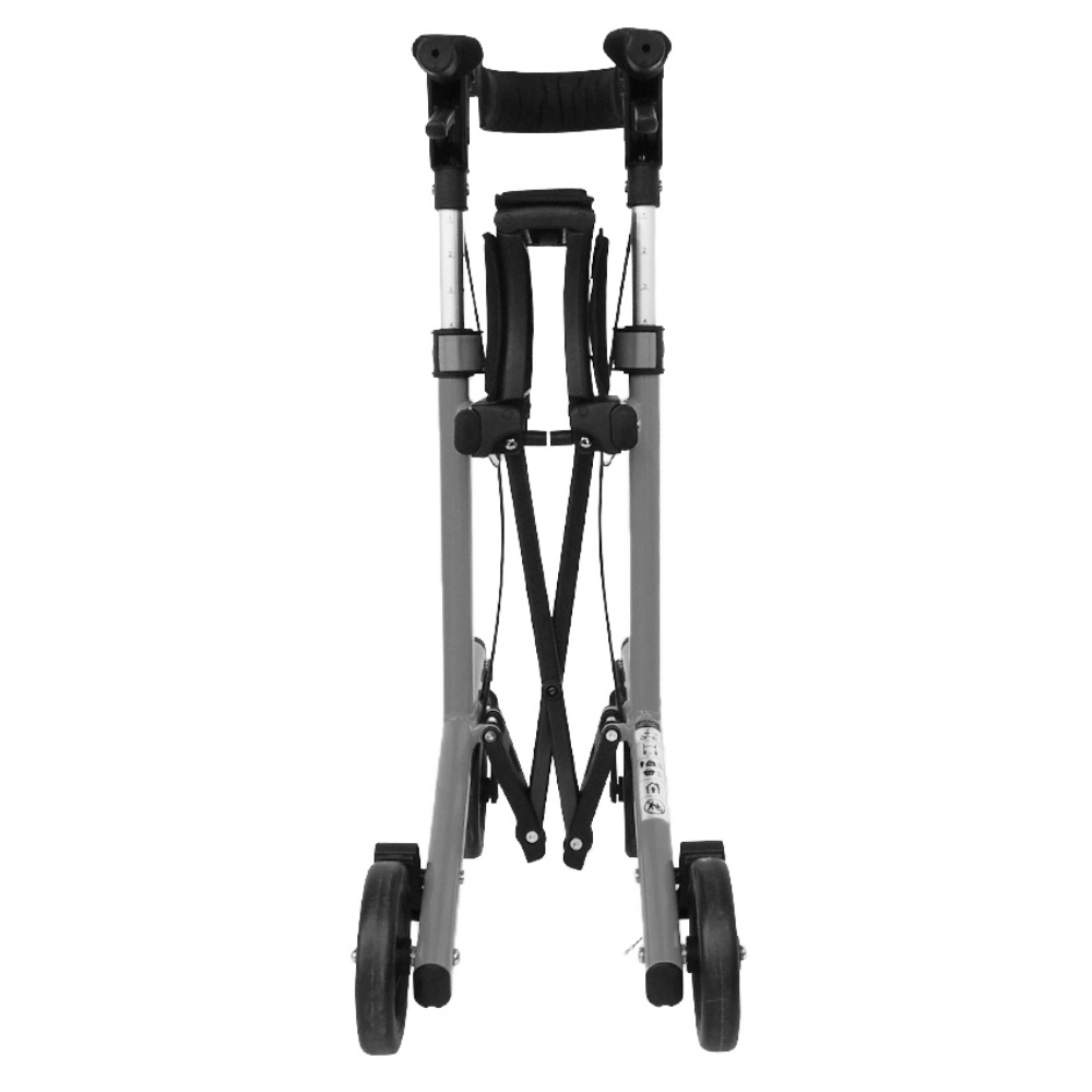 Triumph Mobility Escape Mini Compact Folding Rollator - Folded