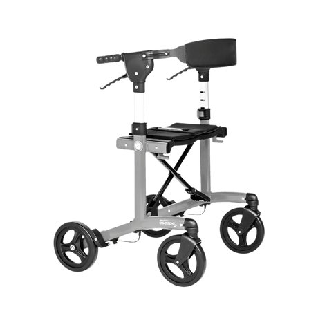 Triumph Mobility Petite Foldable Rollator - Angled View