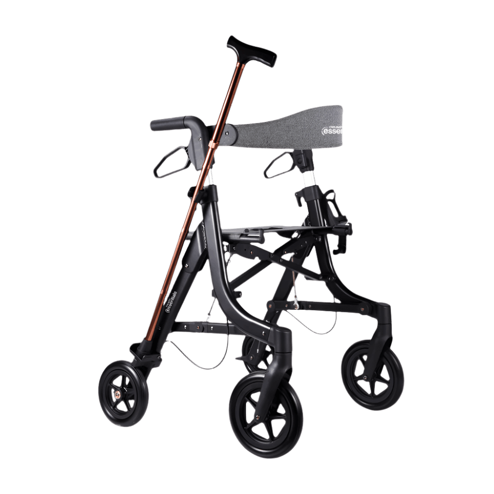 Triumph Mobility Compact Rollator With Cane Holder 