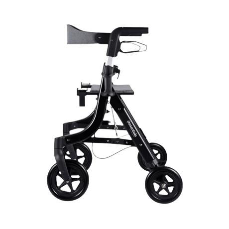 Triumph Mobility Compact Rollator - Side View 