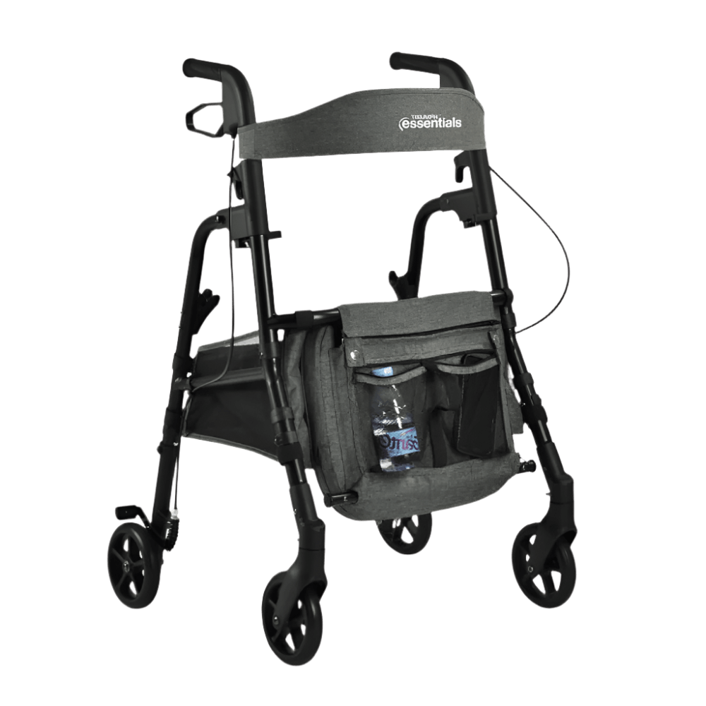 Triumph Mobility Travel Rollator - Storage View 