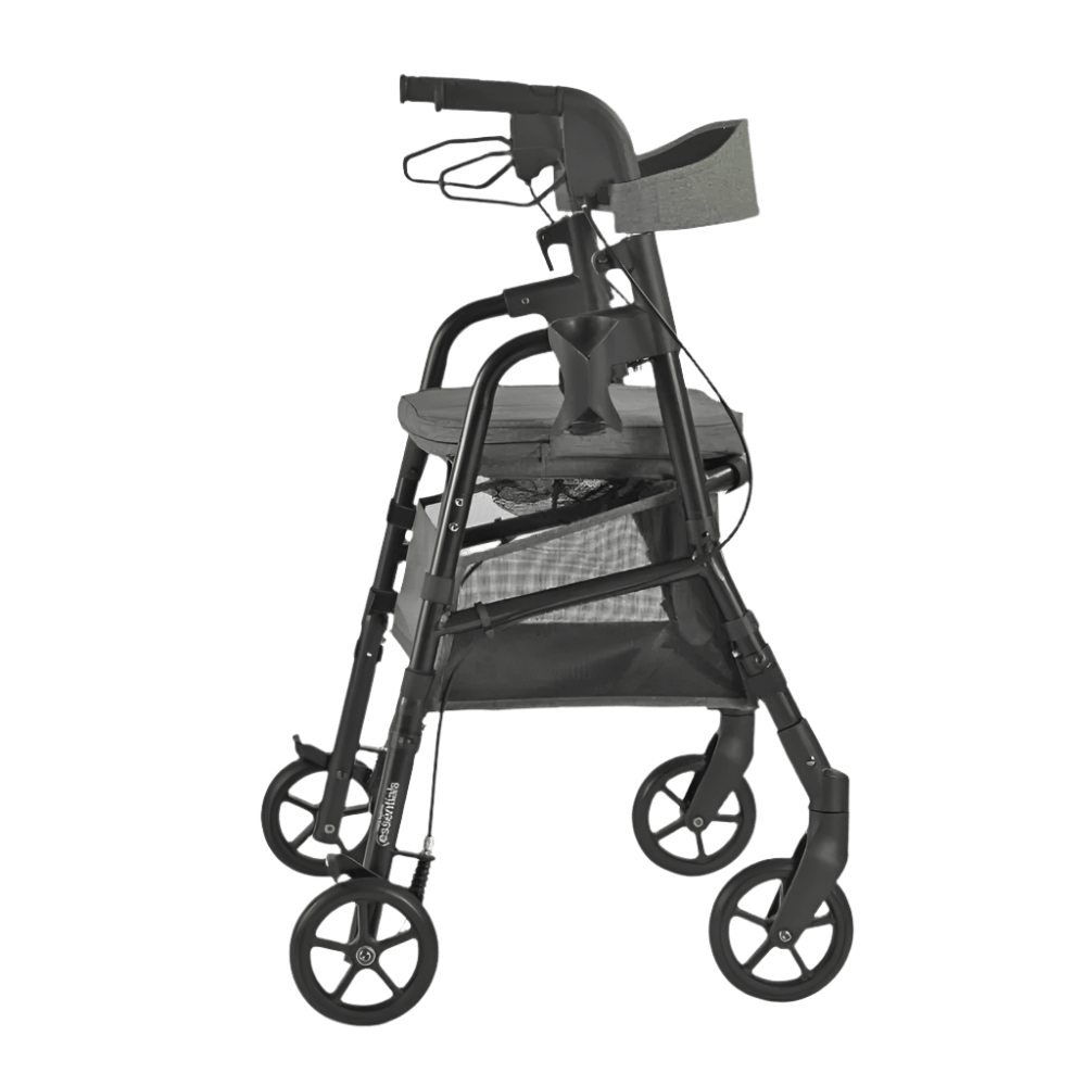 Triumph Mobility Travel Rollator - Side View 