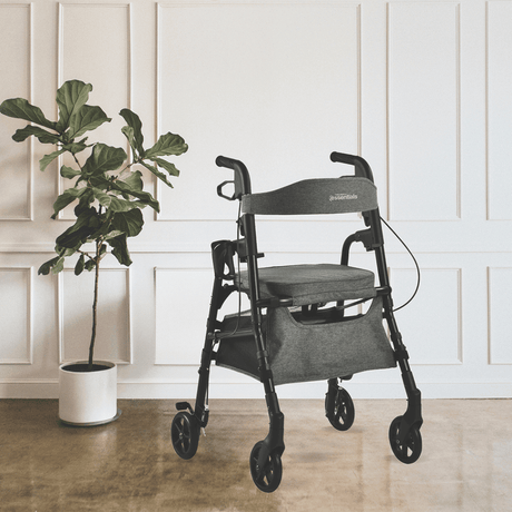 Triumph Mobility Travel Rollator - Front View 