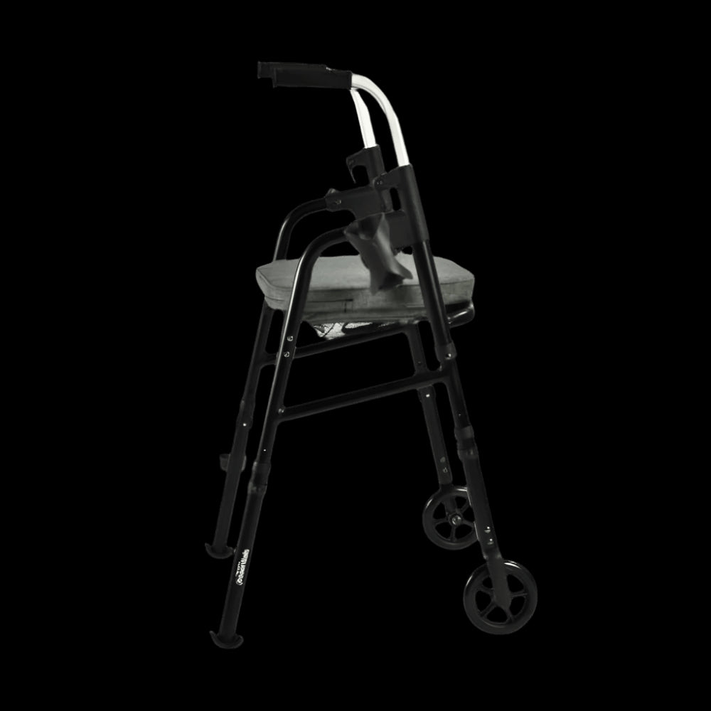 Triumph Mobility Travel Rollator Without Backrest - Side View 