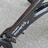 Triumph Mobility Maverick Carbon Fibre Rollator - Close-up View of the Logo