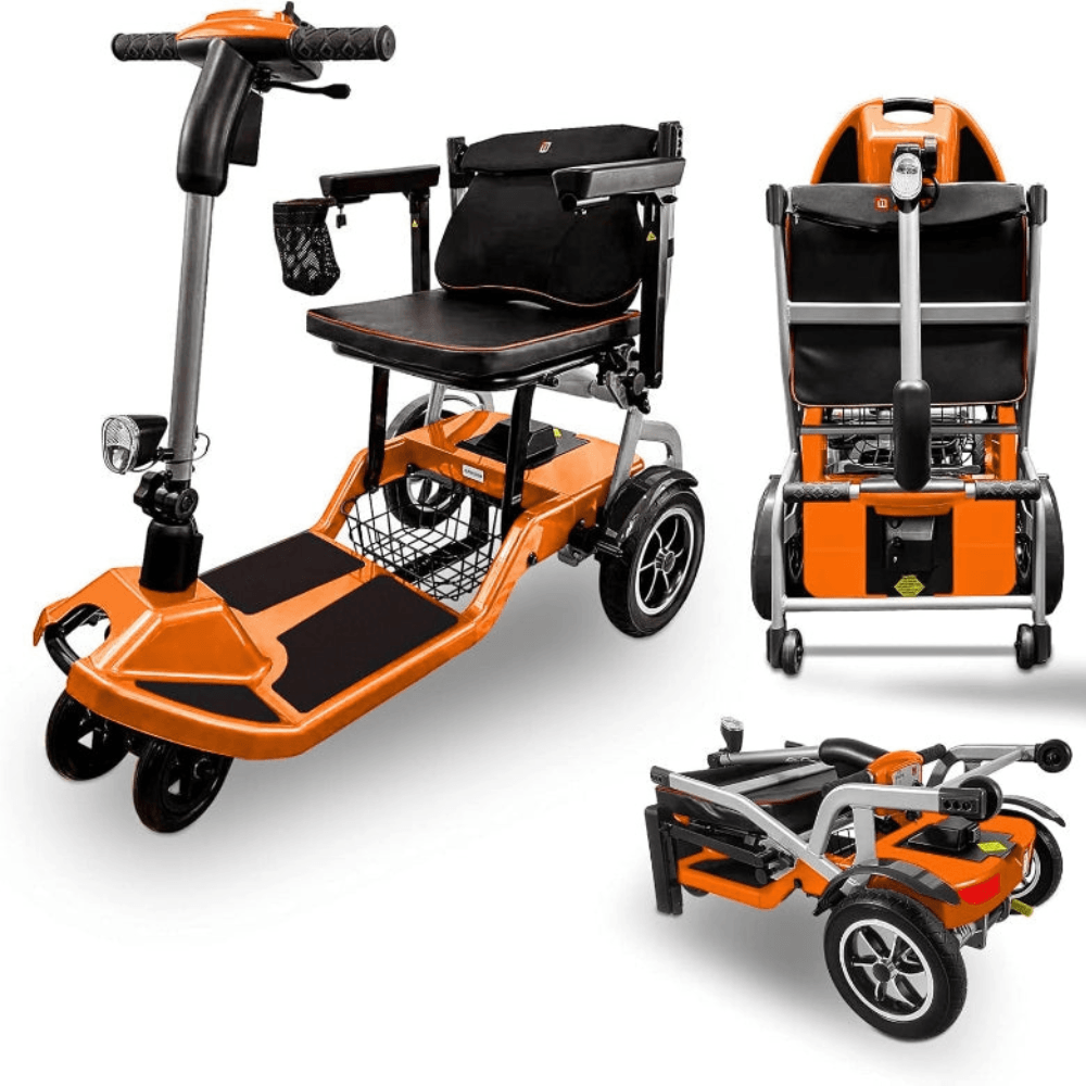 ZiiLIF R3b Ultra Lightweight Folding Mobility Scooter – Airline Approved Travel Scooter