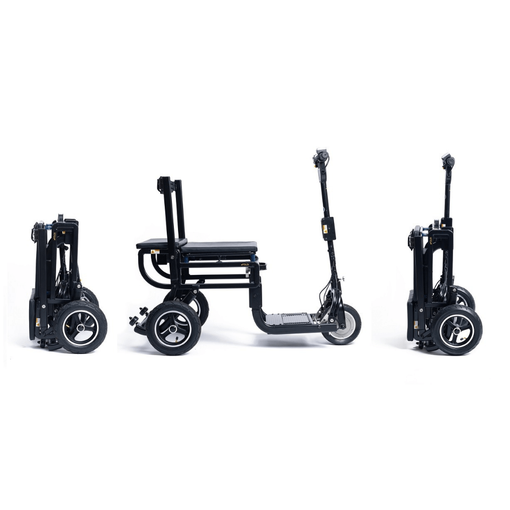 eFOLDi Lite Compact Foldable Mobility Scooter Parts Broken Down